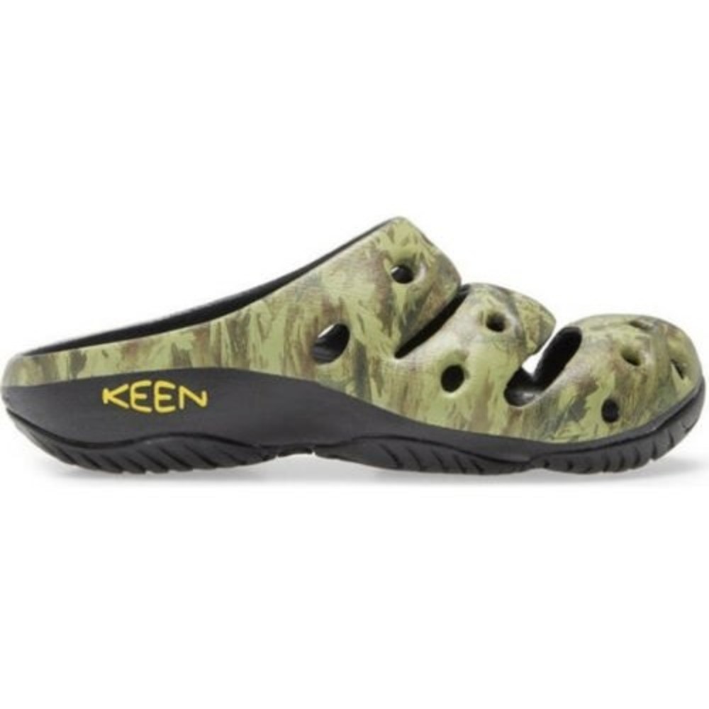 Keen Yogui Arts Men's Sz 9/Wmn’s 11 Camo Green Slip On Clog Rubber Sandals Shoes
